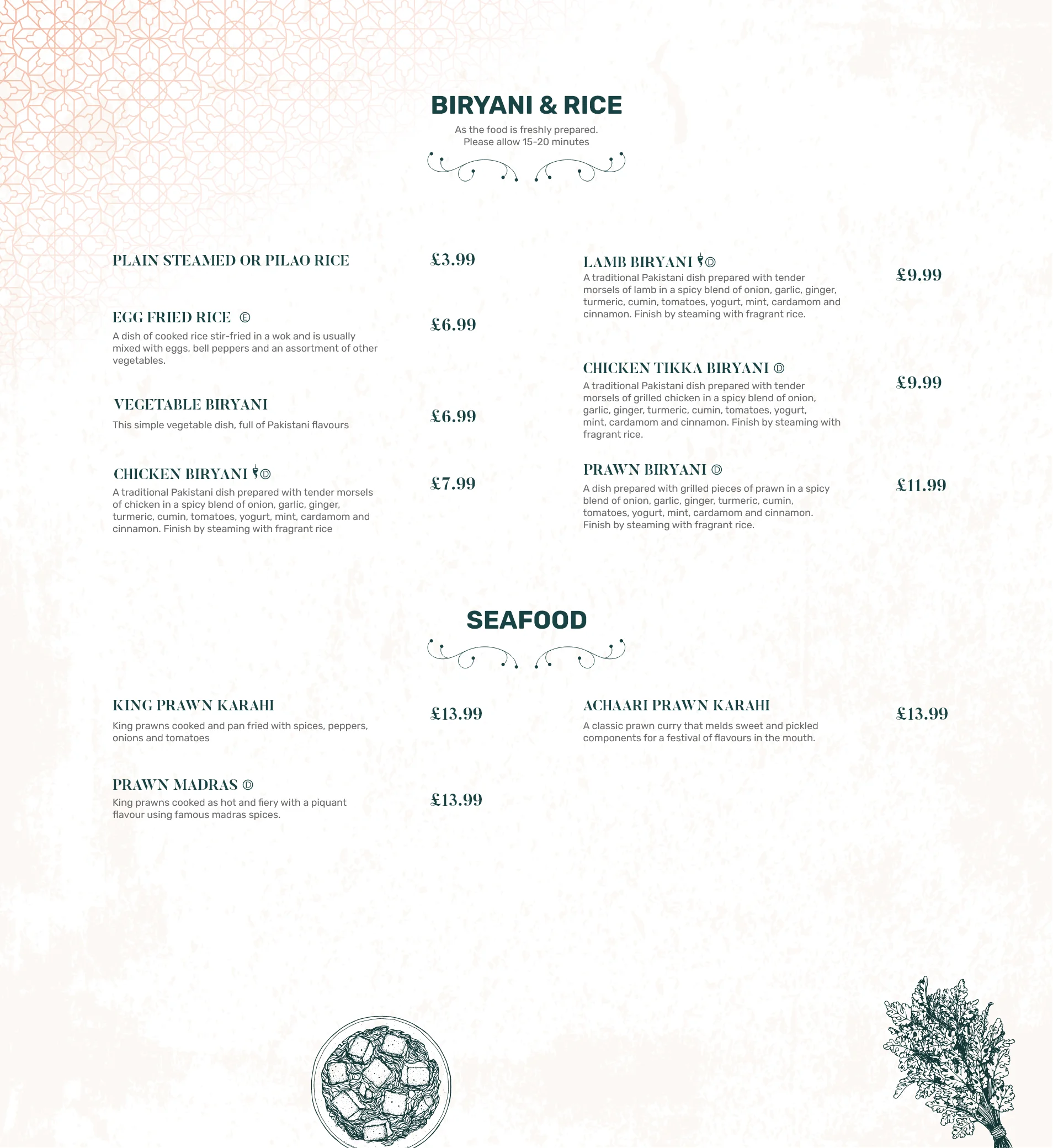 Biryani & Rice