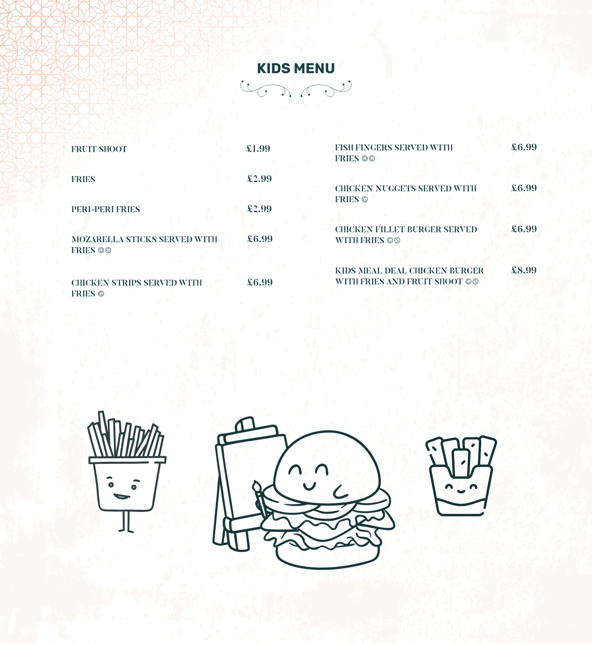 Kids Menu