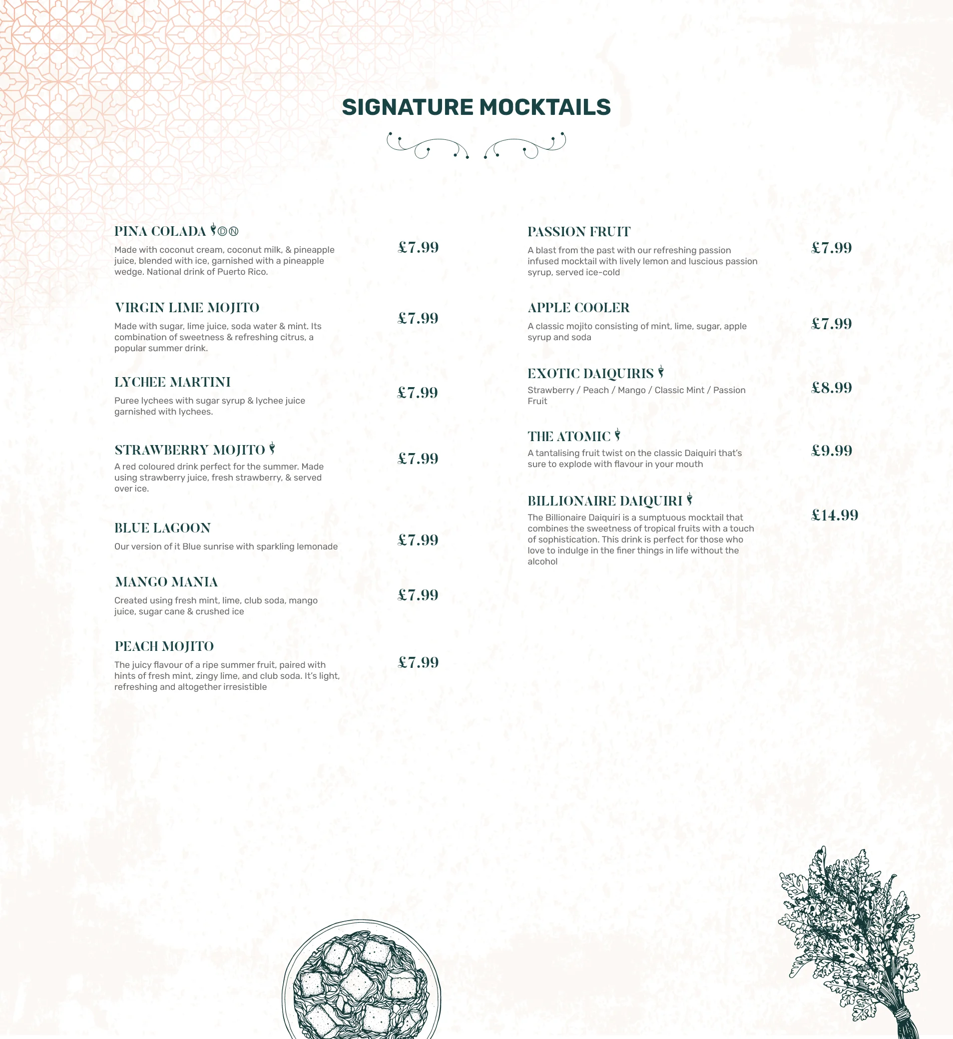 Signature Mocktails