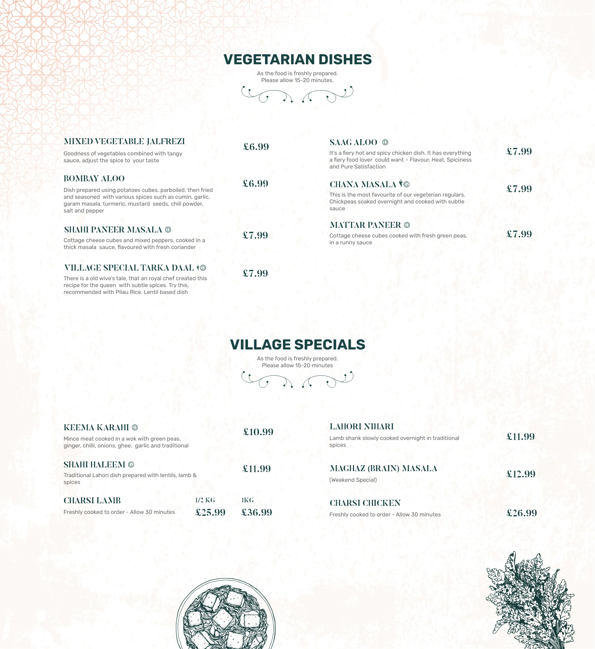 Vegetarian Dishes